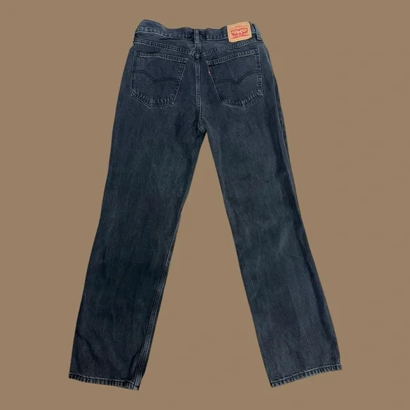 Black Levi’s Low Pro Straight Jeans - Picture 14 of 16